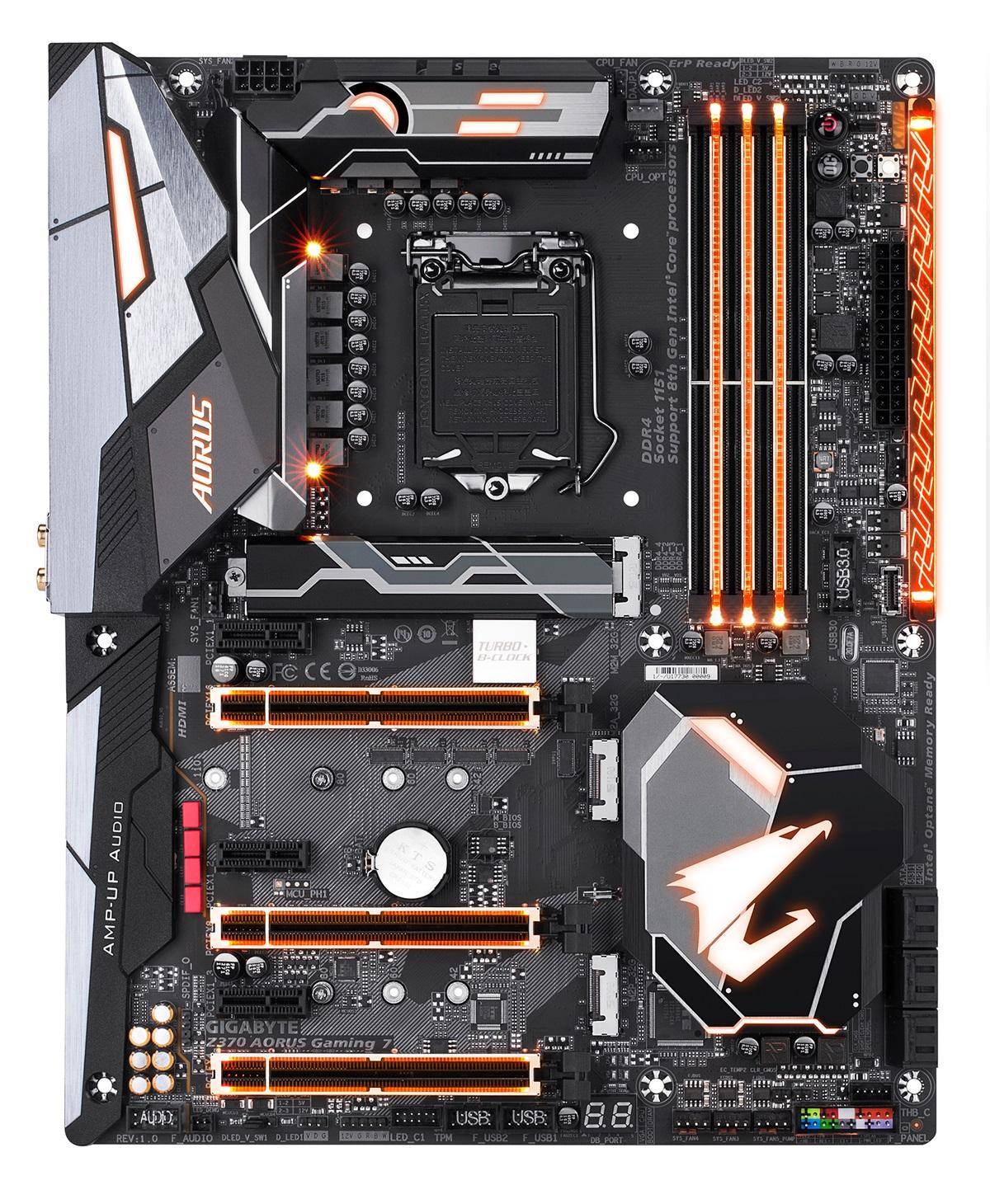 GIGABYTE Z370 AORUS GAMING 7 LGA1151 DDR4 ATX Motherboard (No I/O Shield)