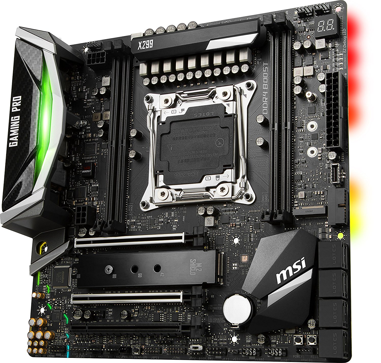 MSI X299M Gaming Pro Carbon AC Motherboard Review