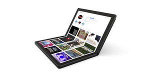 Lenovo shows off foldable-display laptop