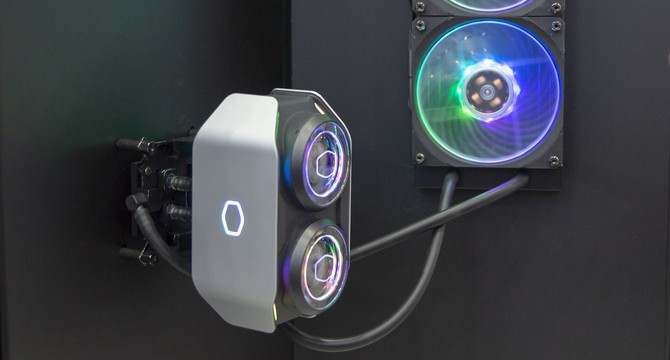 Cooler Master demos dual-pump AIO, sub-55g mouse, fanless PSU, and more