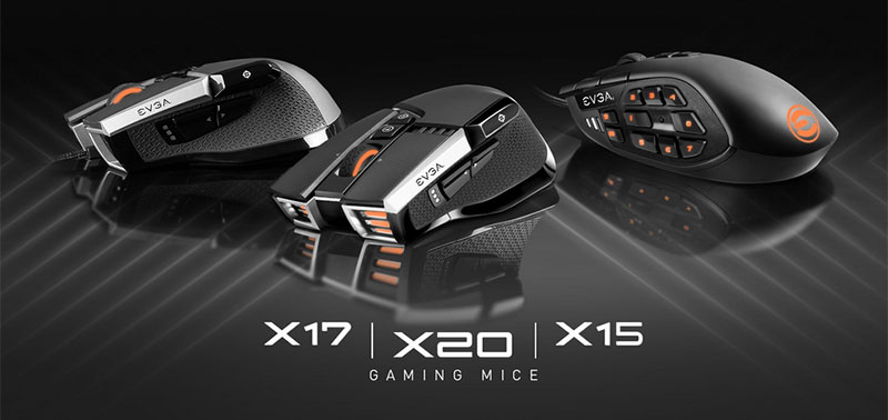 EVGA launches the X20, X17, and X15 gaming mice | bit-tech.net