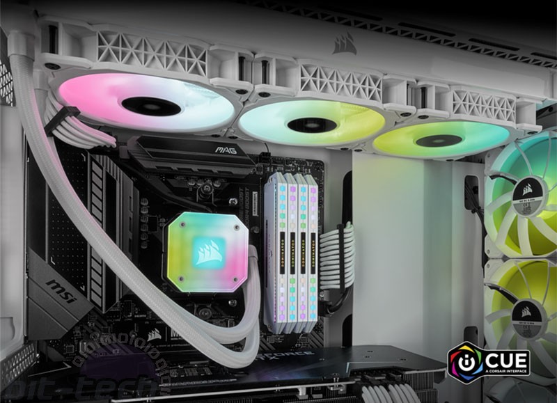 Corsair releases iCue Elite Capellix coolers in white | bit-tech.net