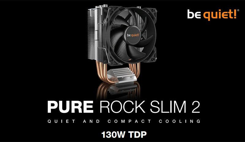 PURE ROCK SLIM 2 silent essential Air coolers from be quiet!