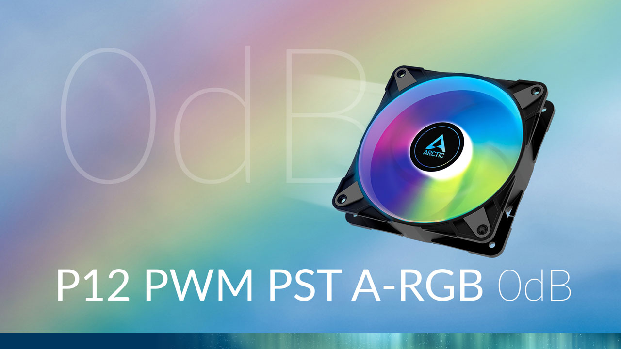 ARCTIC P12 PWM PST A-RGB 0dB White Fan Launched