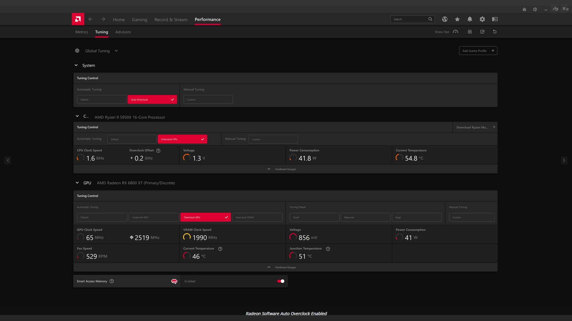 simple amd overclocking software